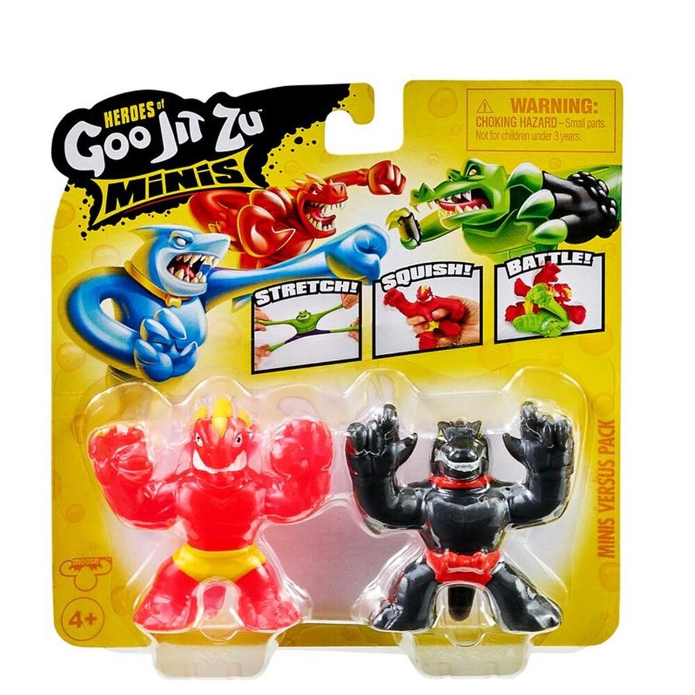 Heroes of Goo Jit Zu™ Mini Versus Pack in Stretch, Squish and battle with Heroes